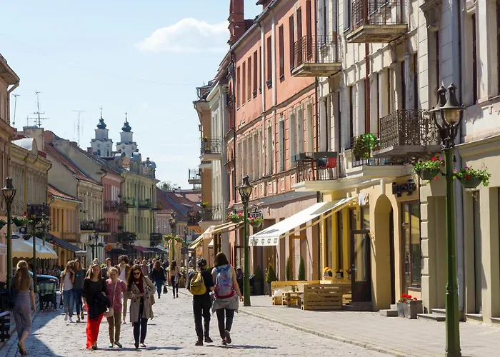 Picturesque Old Town With Charming Balcony קובנה