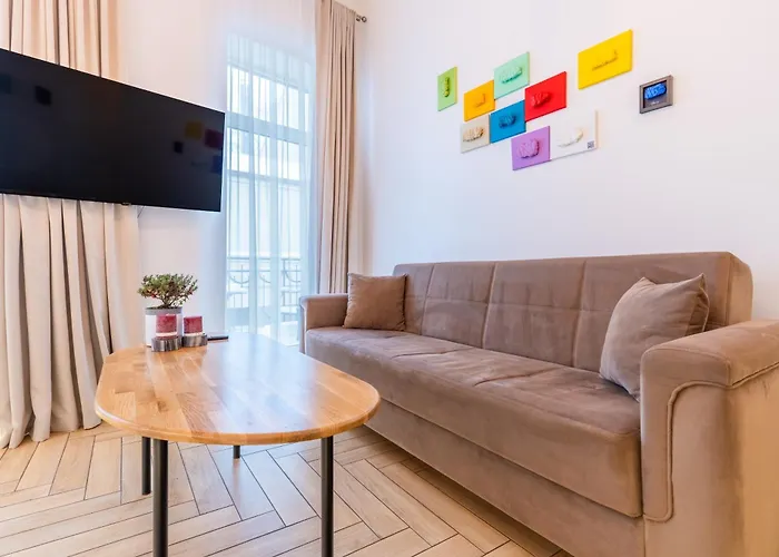 Picturesque Old Town With Charming Balcony