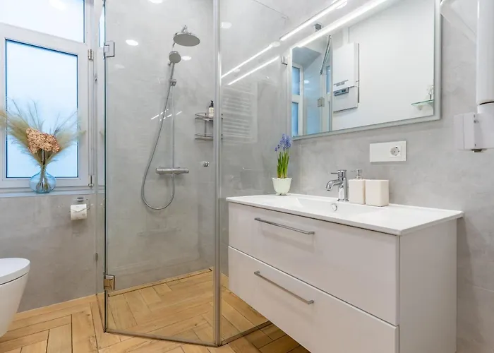 Picturesque Old Town With Charming Balcony